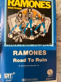 Image 2 of Ramones ‎– Road To Ruin - 1978 Promotional Blue Cassette! 