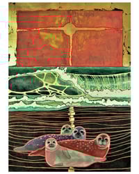 Image 1 of "Harbor Seals at Black Beach" by Zasha Welsh
