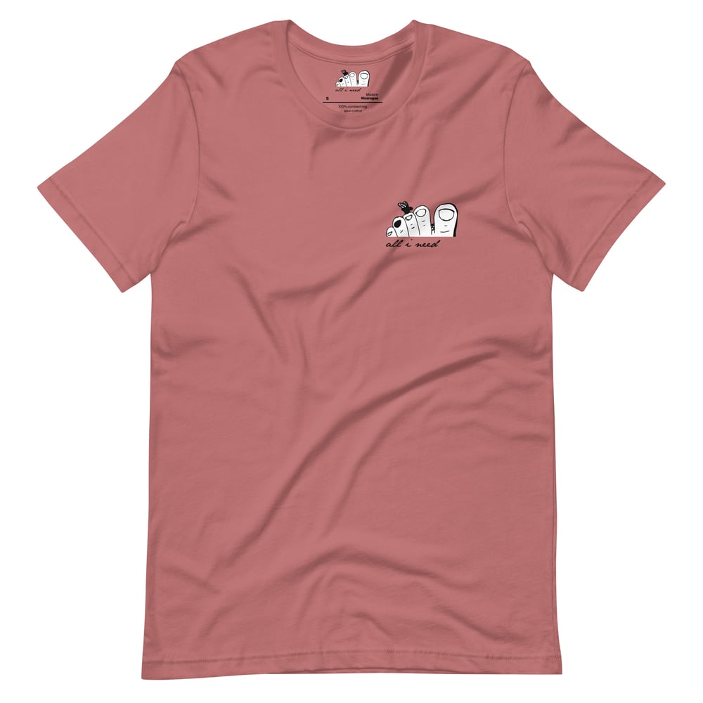 Foot plant Unisex t-shirt