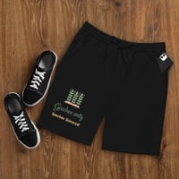 Image 2 of Men's fleece shorts w Geechee logo