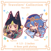 Image 8 of Genshin Impact Enamel Pins - Pin Club Extras