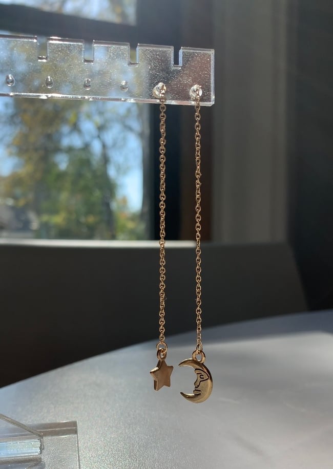 Golden Celestial Earrings