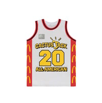 Image 1 of Travis Scott x McDonald's Cactus Jack All American Jersey