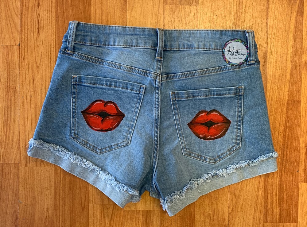 Image of Red Lips Shorts 
