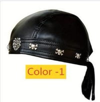 Image 1 of leather hat
