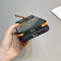 Image 10 of iPhone 17 Case - With Built-in Camera Lens Protector & Stand - Charcoal Transparency