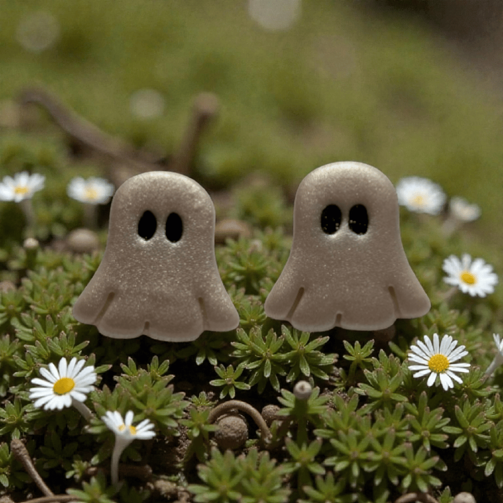 Image of Classic Ghost Stud Earrings - Cute Halloween & Spooky Jewelry