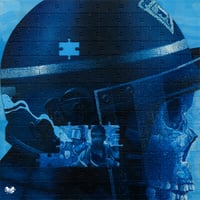 "Un pète au casque" print 14,5cmx14,5cm