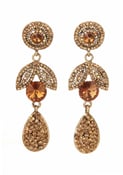 Image of Fabrege Insipred Crystal Drop Earing