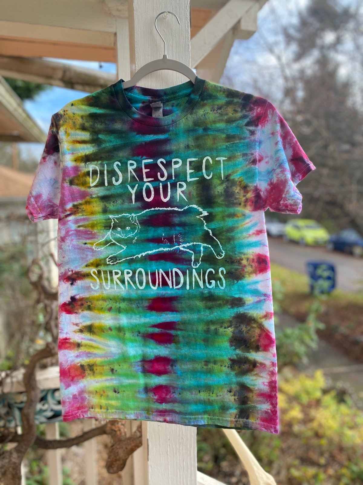 Image of  Small Disrespect Your Surroundings Tie Dye Shirt 10