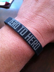 Image of Zero to Hero wristband