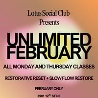Unlimited February- All Classes