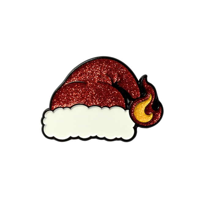 Hot Head Pin - Santa Hat