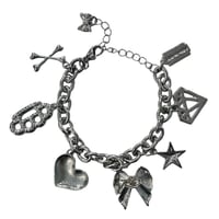 Image 3 of charm bracelet *white*