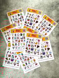 Image 4 of ABC ALPHABET STICKER PACK