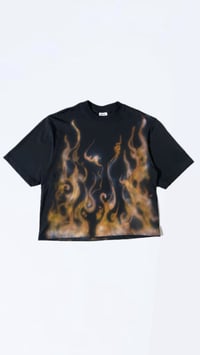 flame shaka wear box tee