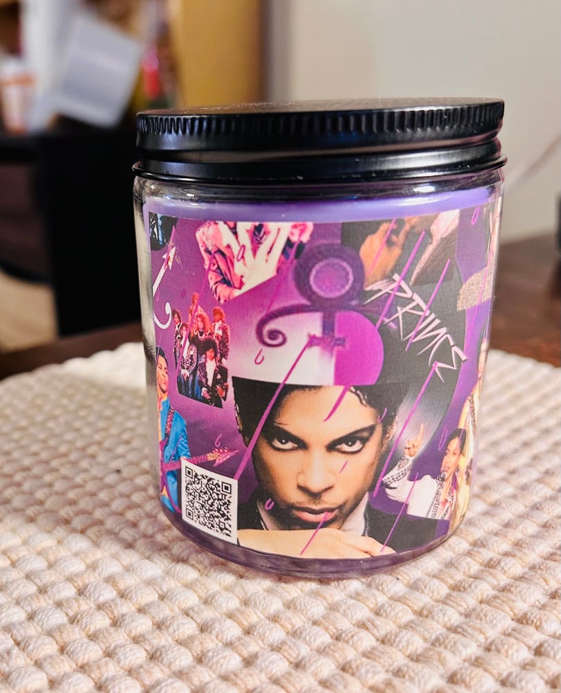 Image of Prince candle 