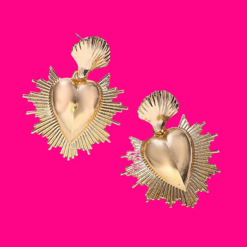 Image of Sagrado gold earrings 