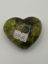 Image 2 of Green Opal Heart (62 mm)