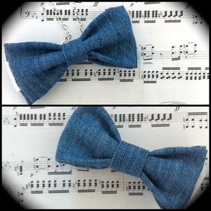 Image of Denim "Timmerson" Bows (also available as an easy clip-on bow tie)