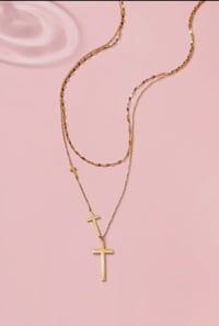 Image 5 of Layers of Faith Necklace | Waterproof