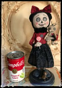 Creepy folk art doll gothic 