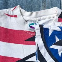 Image 3 of 1993 AOP Flag Tee Sz XL