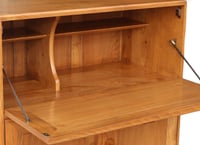 Image 4 of Stunning Black Ercol drinks cabinet/ Bureau desk 