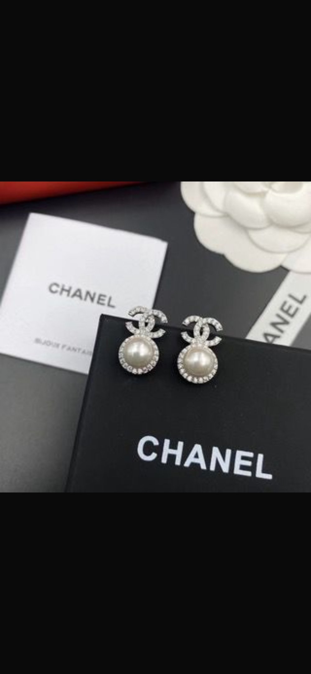 CC gold plated Earrings (silver)*