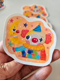 Image 1 of Clown holographic sticker