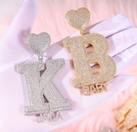 Image 3 of Bold Letter/ mini name Pendant