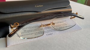 Image of 100% AUTHENTIC CARTIER 18k Real gold CT0286O - Retail