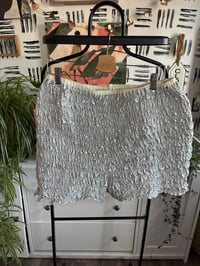 Image 1 of Silver shorts with belt 