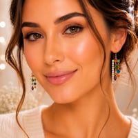 Image 4 of Carnival Rhinestone Earrings 