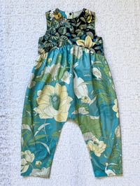 Image 1 of RTS | Minnow Jumpsuit 6-7Y | Flowers & Cranes