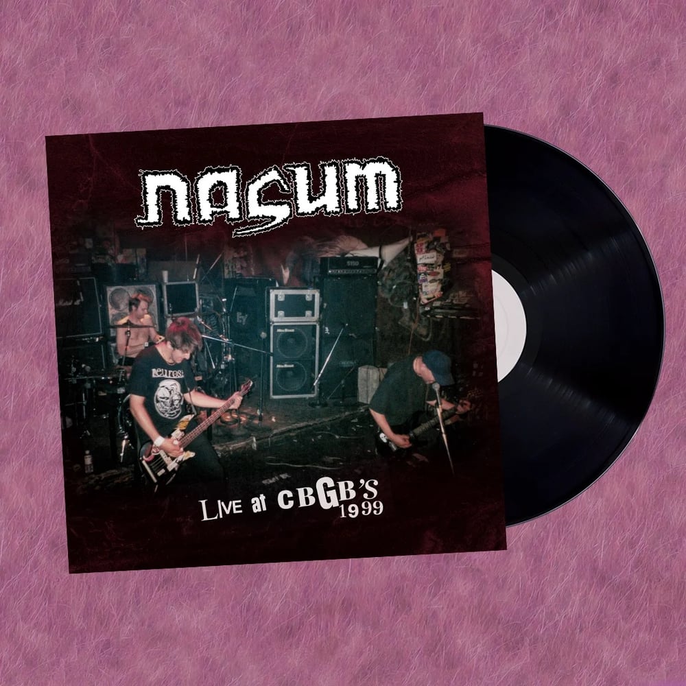 Nasum - "Live At CBGB's 1999" LP (Import)