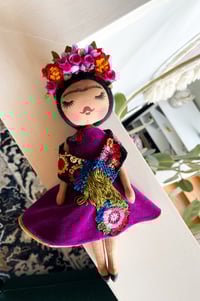 Image 3 of RESERVED FOR GRIETJE FRIDA INSPIRED ART DOLL SMALL