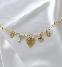 Image 1 of Multi-charm Statement Necklace 