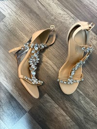Image 1 of Rhinestone clear wedge