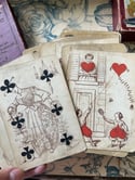 Jeu 52 de cartes très rares et anciennes, dite Jeanne Hachette ou Roi des Ribauds, 1850! 