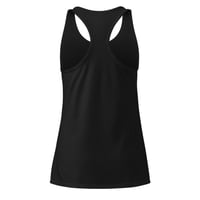Image 4 of L&D Women’s fitted tank top (Black)