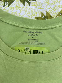 Image 3 of spring blossom possum green repurposed t-shirt