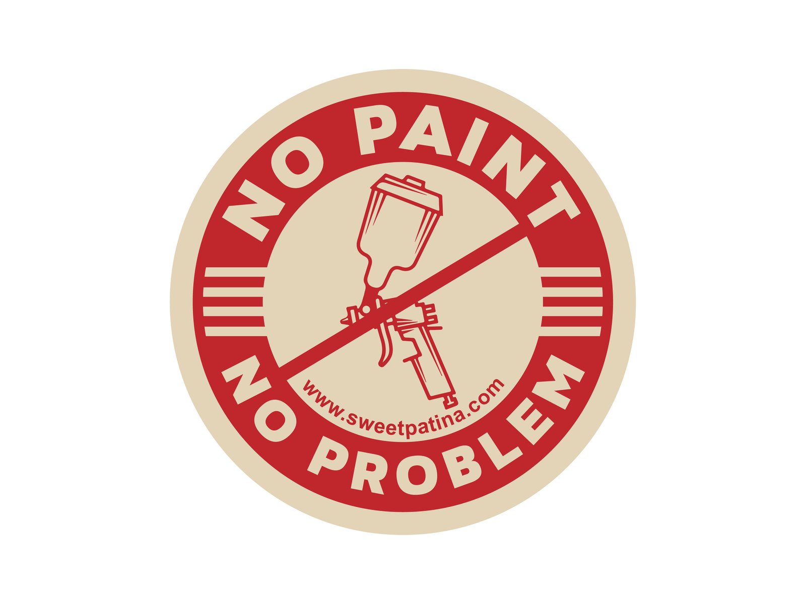 No Paint No Problem Sticker | Sweet Patina