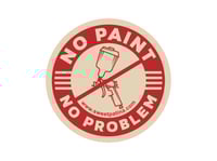 Image 1 of No Paint No Problem Sticker 