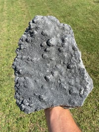 Image 9 of Green Fluorite With A Calcite Dusting Statement Piece #420