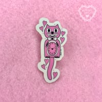 Glow in the dark Kit Kat clock sticker 
