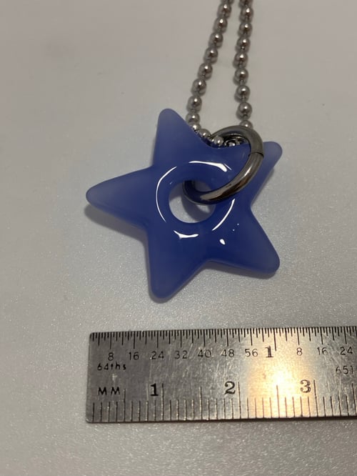 Image of milky blue star