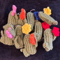 Image 2 of Cactus Keychain-Green