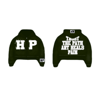 Image 2 of hidden potential trust the path art heals pain zip up hoodie 