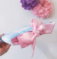 Image 4 of Cotton Candy Plaid Bow Book Keeper
